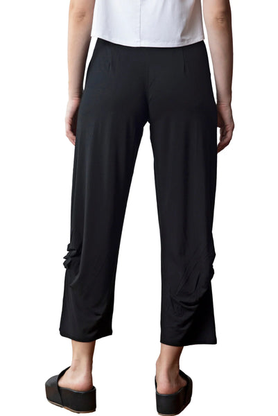 Olivia/Liv, 1140276, Side Pleat Pant, Black