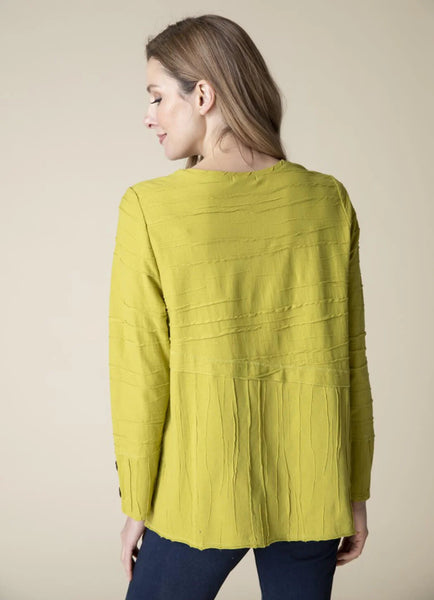 Habitat Fall/Winter Sale, 16531 Overlay Top, Pear 50% Off Regular Price