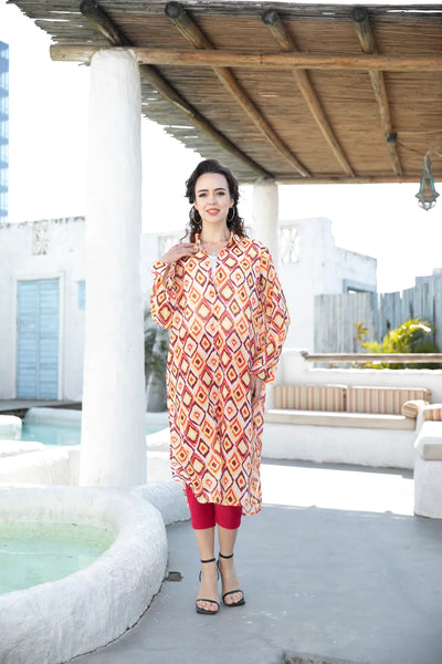 Orange By Fashion Village, EL-03 Claire Duster