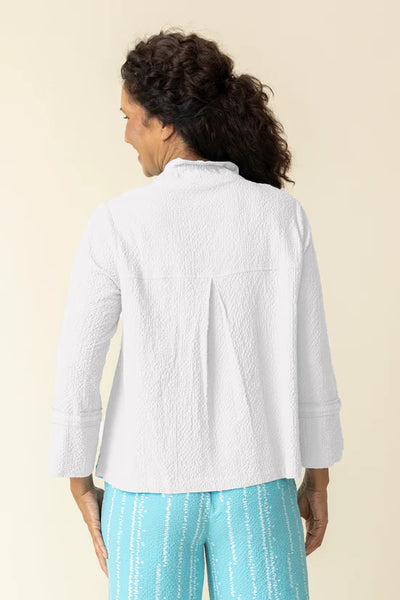 Habitat Spring/Summer, 21321 Ruched Collar Swing Jacket, White