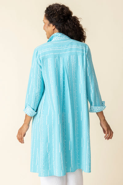Habitat Spring/Summer, 21983 Mix It Shirt Dress, Malibu