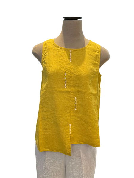 Liv Sale, 261334 Hand Stitch Tank, Marigold, 50% Off Regular Price