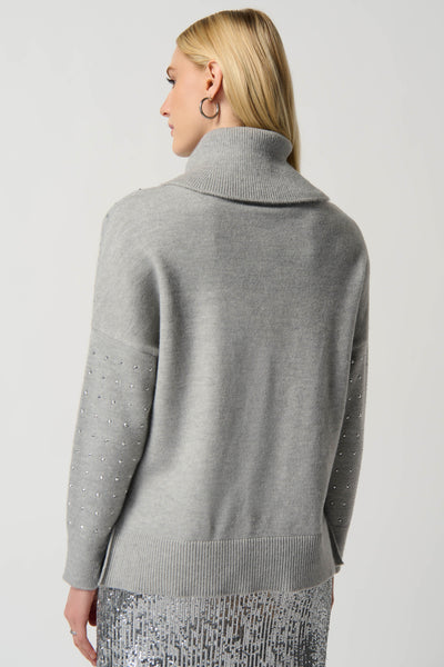 Joseph Ribkoff, 234606 Studded Knit Sweater