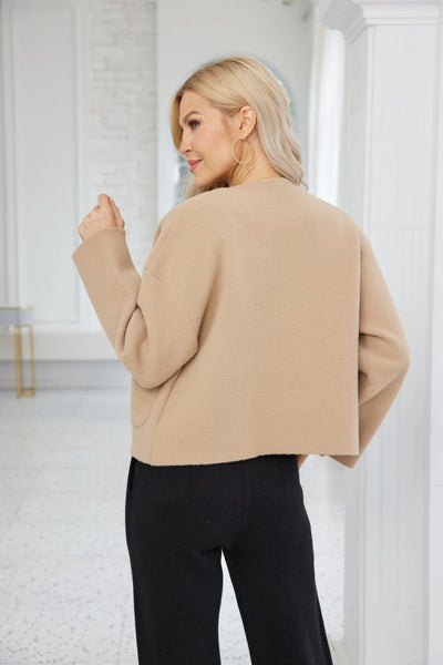 Orange by Fashion Village, 6260 / 2387 Button Breeze Jacket, Beige