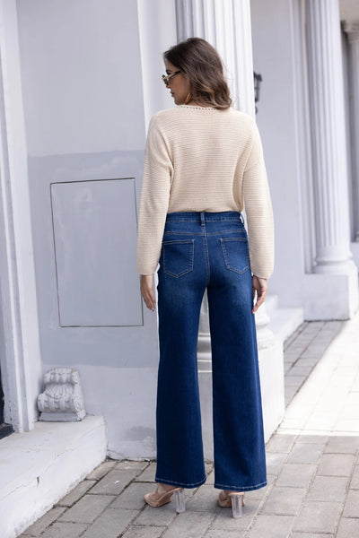 Orange by Fashion Village, JNC-16 Clara's Jeans, Dark Wash