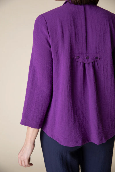 Habitat, 30649 Pleat Back Jacket, Plum