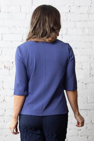 Olivia/Liv, 320307 Shaped Tee, Dusk