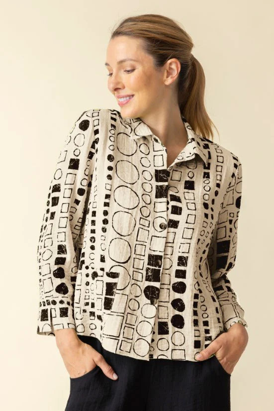 Habitat Spring/Summer, 34190 Jill Shirt, Oatmeal