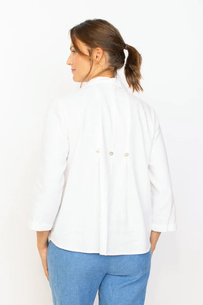 Habitat, 41535 Pleat Back Pocket Shirt, White