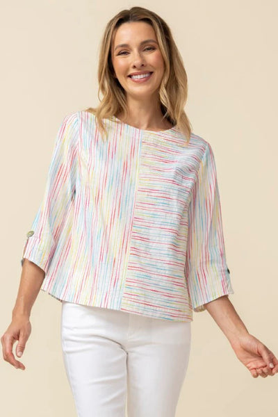 Habitat Spring/Summer, 45532 Carousel Pullover, Multicolor
