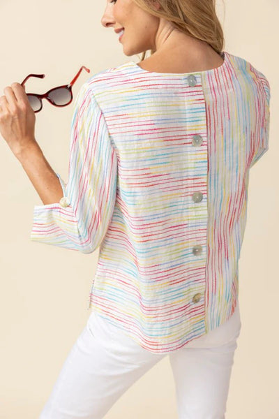 Habitat Spring/Summer, 45532 Carousel Pullover, Multicolor