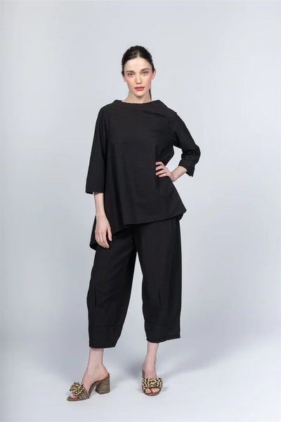 Paolo Tricot, Wt223822 Round Neck Tunic, Black