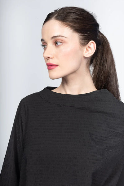 Paolo Tricot, Wt223822 Round Neck Tunic, Black