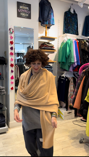 Sisi Fashion, Cashmere Travel Scarf / Wrap Large