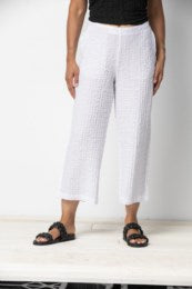 Habitat Sale, 23768 Flat Front Flood Pant, White 50% Off Regular Price