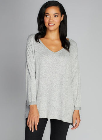 C'est Moi Sale, CET3952, Rayon Soft Knit Oversize V Neck Sweater 50% Off Regular Price