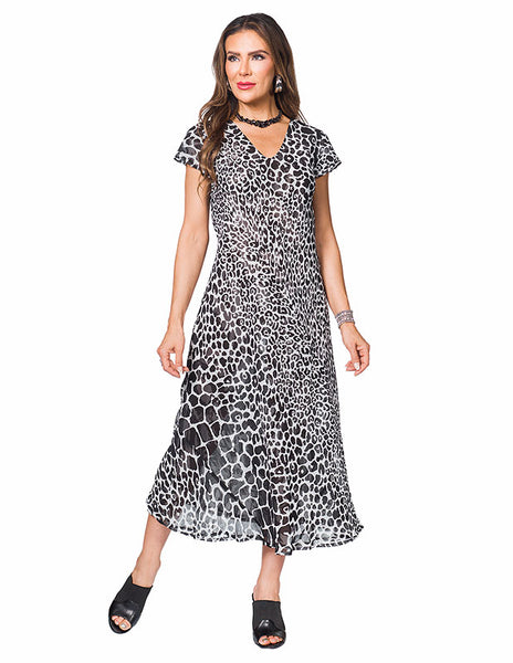 Minkas, MH-535 Reversible Dress, Black
