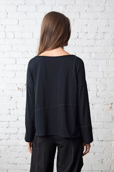 Olivia/Liv, 320300 Boxy Zanna Top, Black