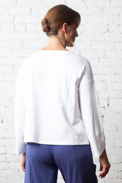 Olivia/Liv, 320300 Boxy Zanna Top, White