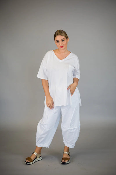 Paolo Tricot Sale, MD21057 V-Neck T-Shirt 50% Off Regular Price