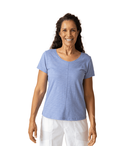 Habitat Spring/Summer, 27524 Coverstitch Tee, Rain