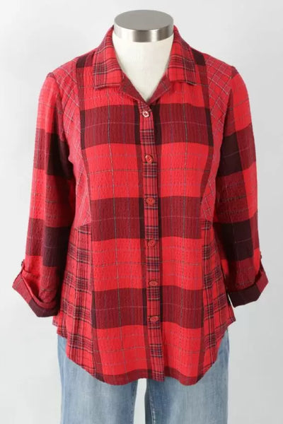 Habitat Fall/Winter Sale, 40743 Boyfriend Tunic, Apple 50% Off Regular Price