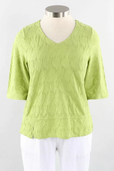Habitat Spring/Summer, 16315 Elbow Sleeve Tee, Leaf