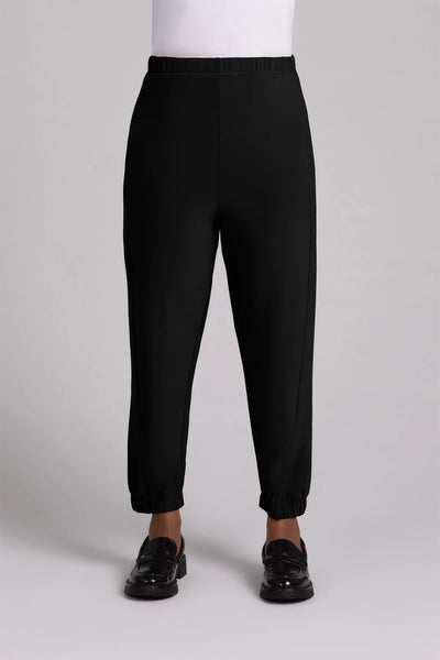 Sympli, FB27291 Half Cuff Fleece Jogger Pant, Black