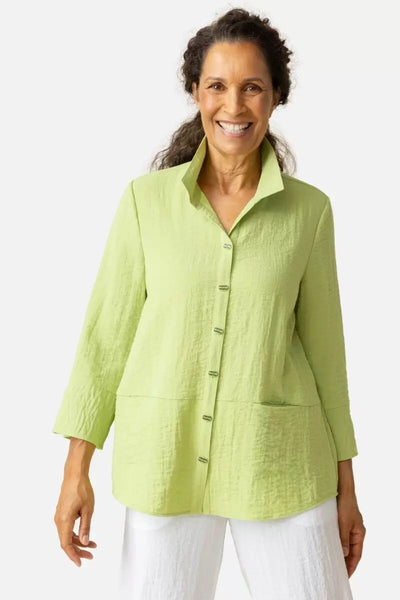 Habitat Spring/Summer, 30615 Hidden Pocket Swing Shirt, Leaf