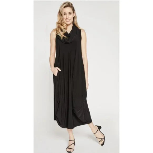 Sympli, 28104 Sleeveless Dream Dress, Black