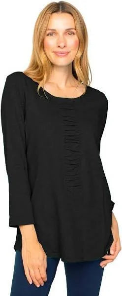 Habitat Spring/Summer, 27516 Ruched Shape Tee, Black