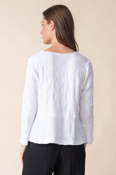 Habitat Spring/Summer, 20717 Peplum Swing Jacket, White