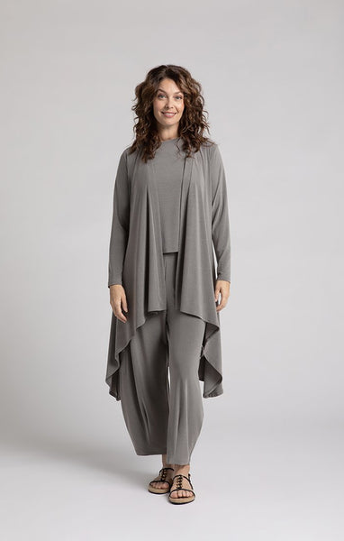 Sympli, 25155 Flutter Duster Cardigan, Melange Sand