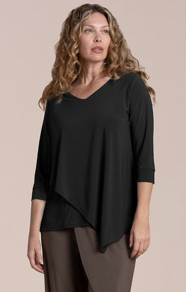 Sympli, 22402-2 Suitable Secret Pocket Top, Black