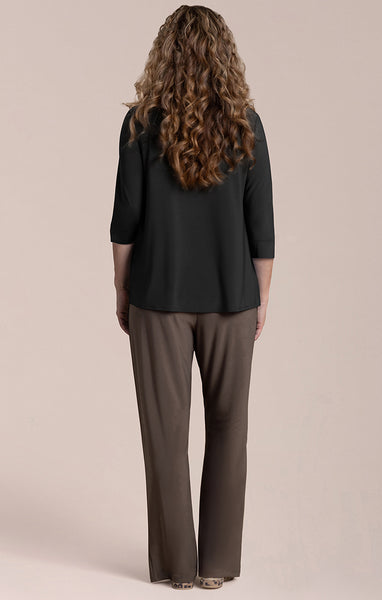 Sympli, 22402-2 Suitable Secret Pocket Top, Black