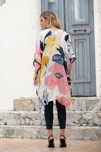 Orange by Fashion Village, 5137 Cover Up Duster