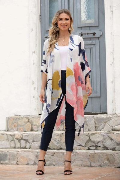 Orange by Fashion Village, 5137 Cover Up Duster