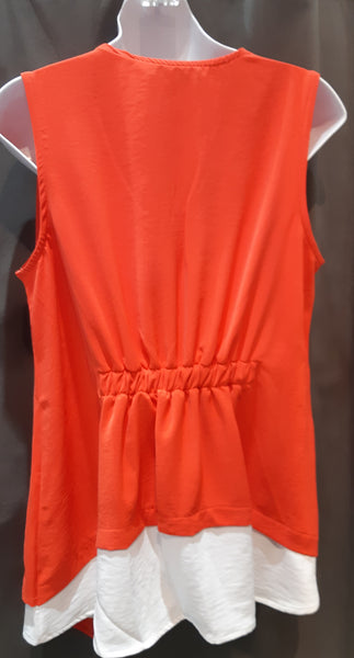 EverSassy by Dolcezza Sale, 62351 Woven Vest Top, 50% Off Regular Price