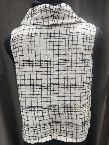 LIV Spring/Summer Sale, 285065 Cowl Topper White/Black 50% Off Regular Price