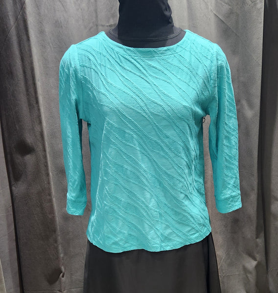 Habitat Spring/Summer Sale, 16301 Cuff Sleeve Boat Neck Top 50% off Regular Price