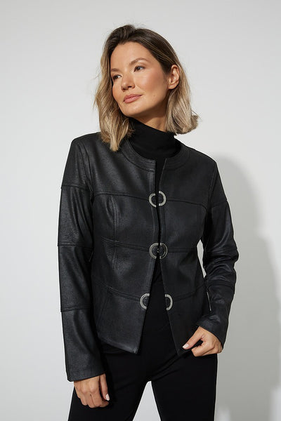 Joseph Ribkoff Sale, 222900 Metallic Suede Jacket