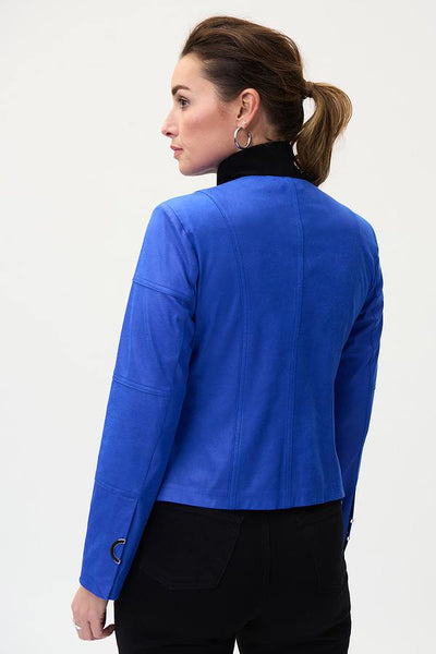 Joseph Ribkoff Sale, 222900 Metallic Suede Jacket