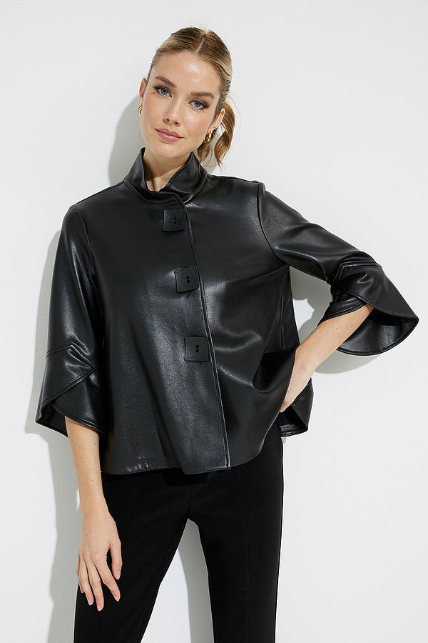 Joseph Ribkoff Sale, 231290 Faux Leather Jacket