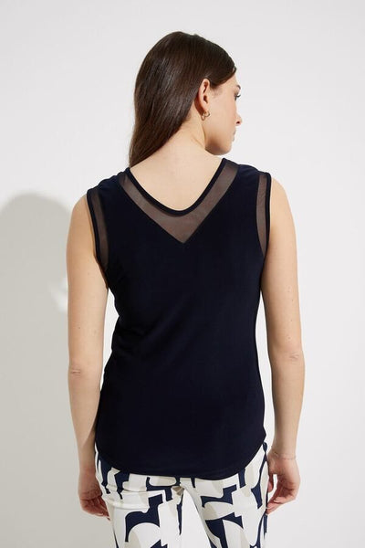 Joseph Ribkoff, 232137 V Neck Sleeveless Top