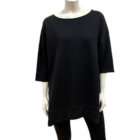 Gilmour, BTT-1076 Bamboo French Terry Short Sleeve Banded Tunic