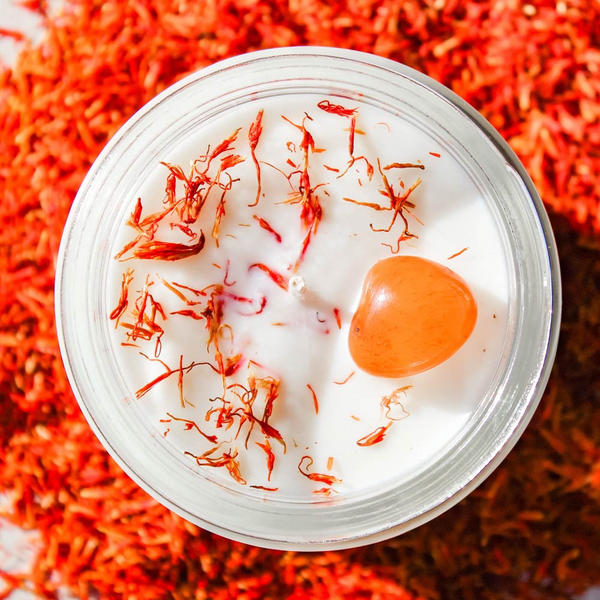 Houseware Collection, SacralChakra Crystal Candle