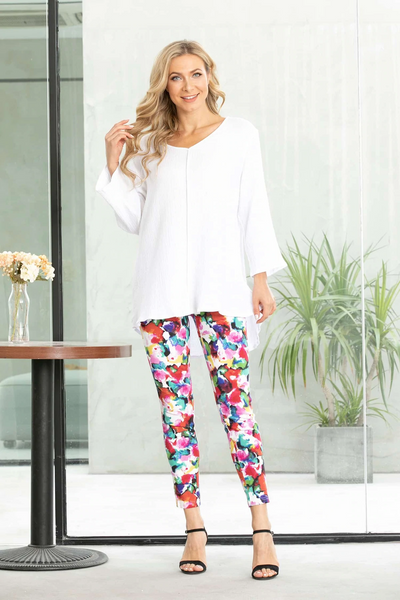 Orange by Fashion Village, CC-02 Cotton Gauze Top