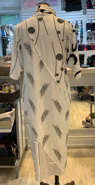 Minkas BB445 Black/White Dress