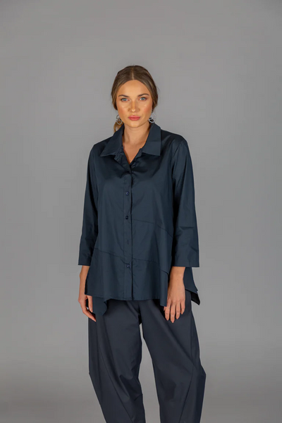 Paolo Tricot Sale, WT110250 Buttoned Flare Shirt 50% Off Regular Price