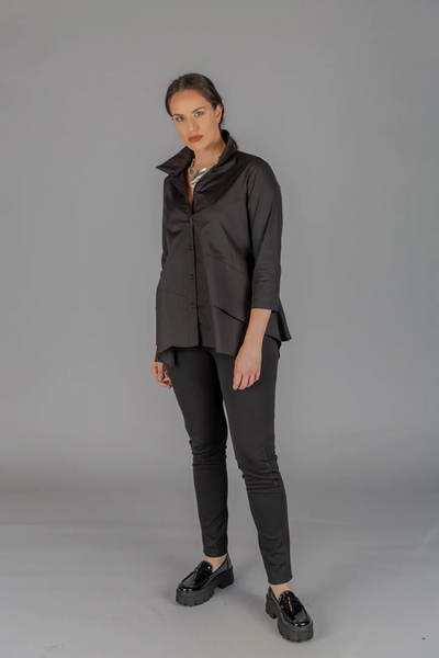 Paolo Tricot Sale, WT110250 Buttoned Flare Shirt 50% Off Regular Price